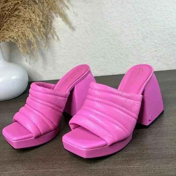 Circus by Sam Edelman Marlie Women's Size 5 Pink Crush Platform Sandal Shoes - Picture 14 of 16